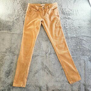 Womens Ocean Pacific OP Corduroy Tan Khaki Color Pants Size 5 Juniors
